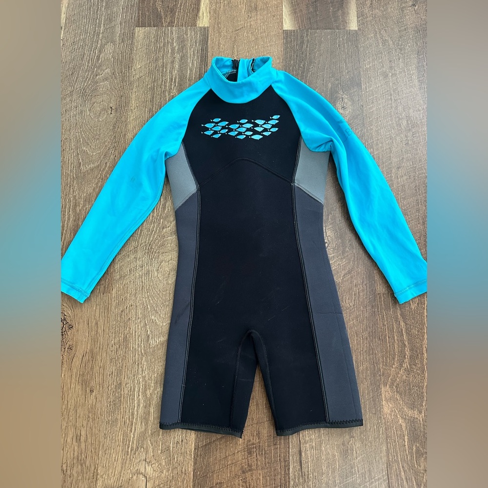 LL Bean Kids Shortie Wetsuit, Medium